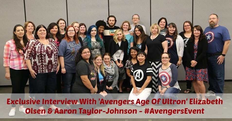 Exclusive Interview With “Avengers Age Of Ultron’ Elizabeth Olsen & Aaron Taylor-Johnson – #AvengersEvent