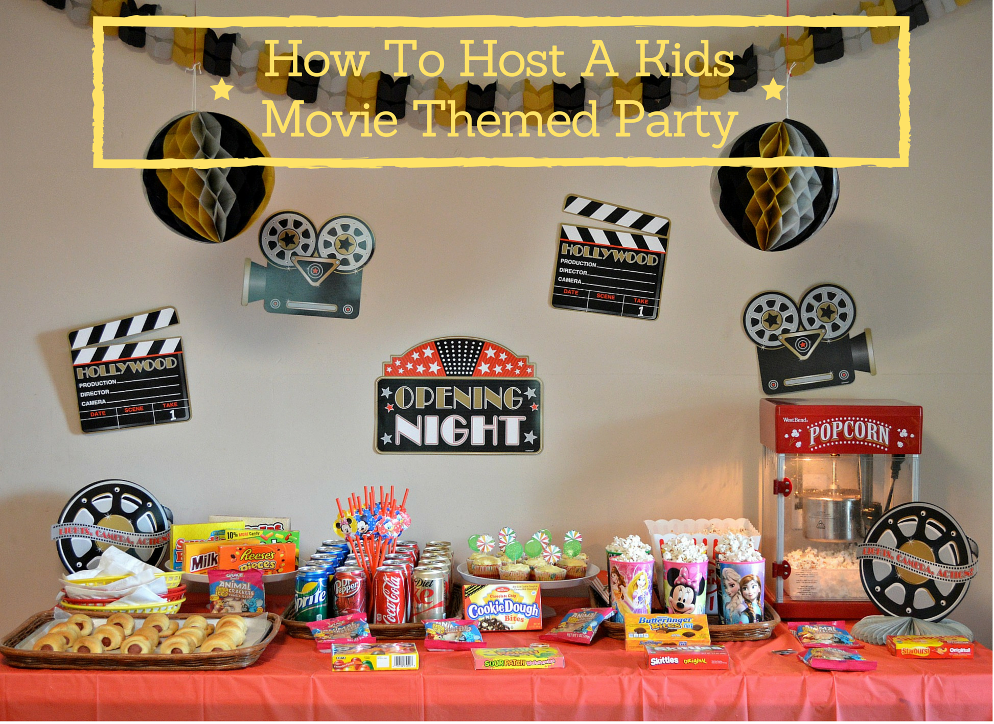 How To Host A Kids Movie Themed Party
