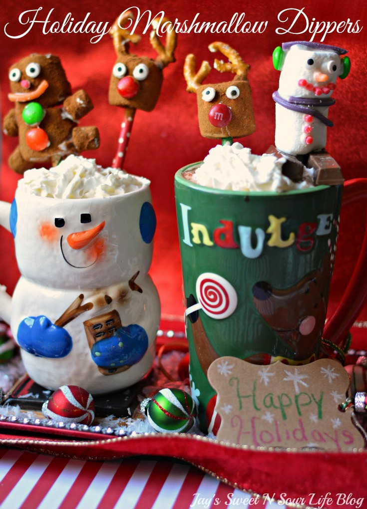 Holiday Marshmallow Dippers
